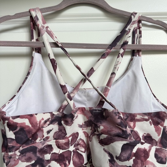 Balance Collection Purple and White Sports Bra - Picture 3 of 3